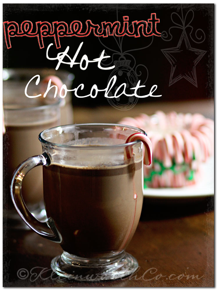 12 Days of Christmas Holiday Bucket List, enjoy hot chocolate, hot chocolate recipe
