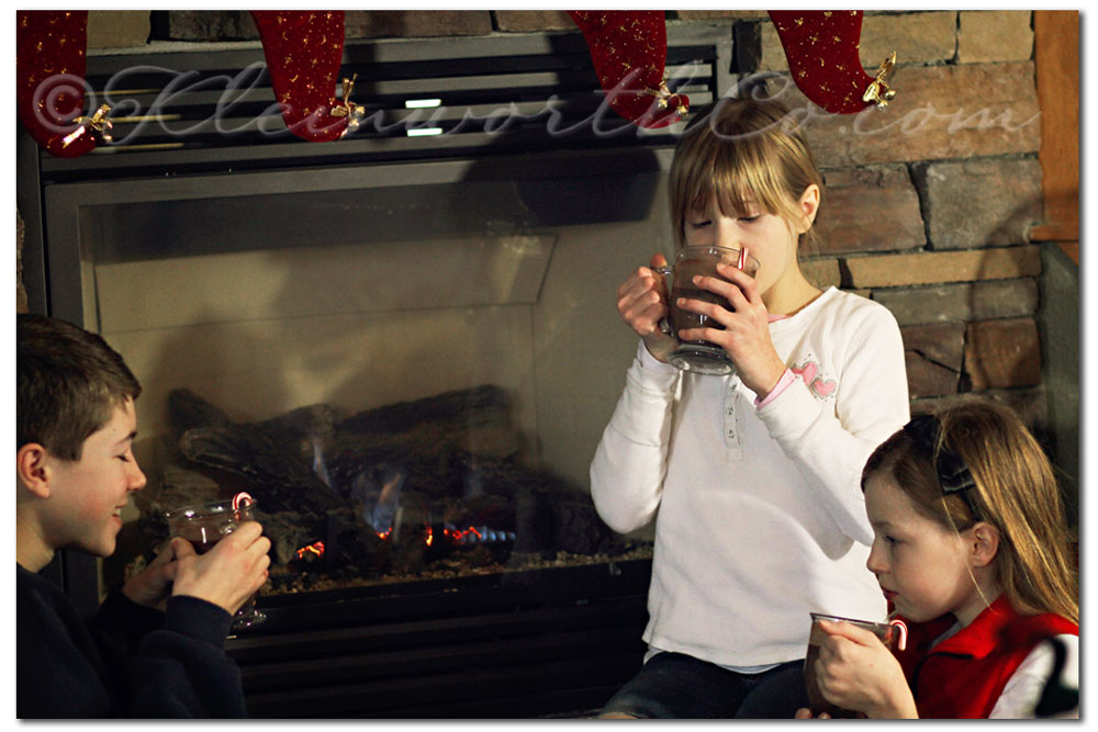12 days of Christmas holiday bucket list, sit by the fire