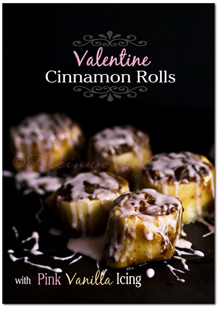 Valentine Cinnamon Rolls {Recipe}