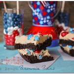 Patriotic Cookie Dough Brownie Bars ~ “Making Friends” with #SafewayGevalia