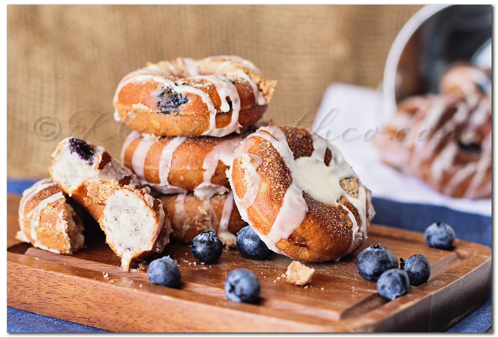 Blueberry Pie Donuts