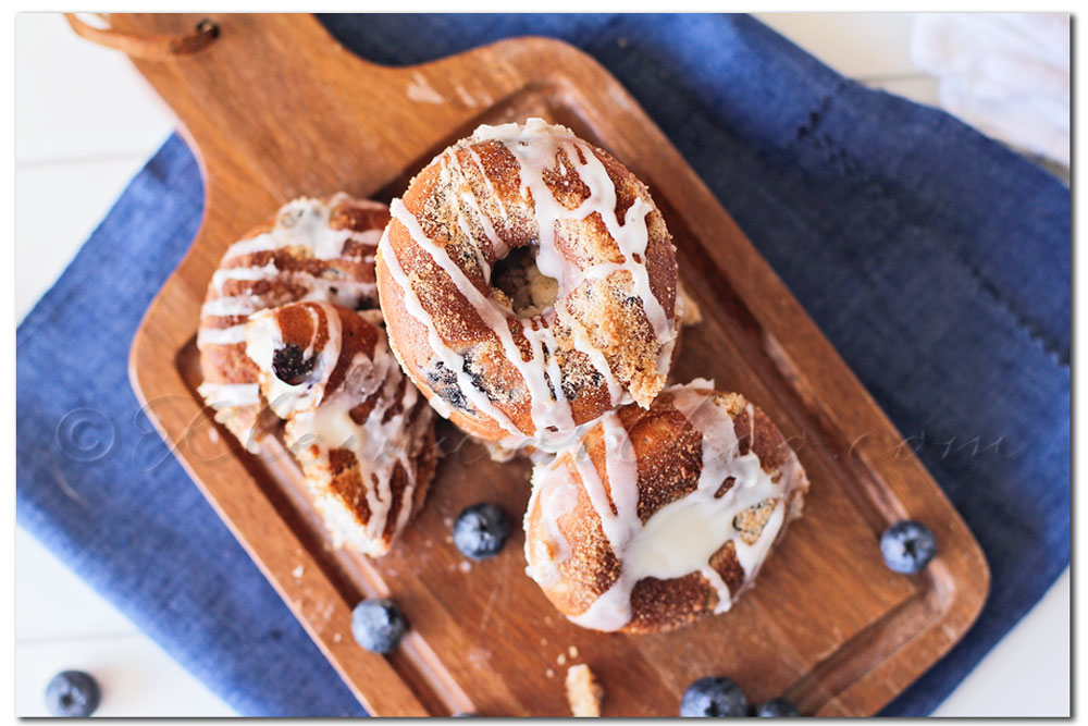 Blueberry Pie Donuts