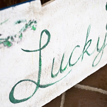 Lucky St. Patrick's Day Sign