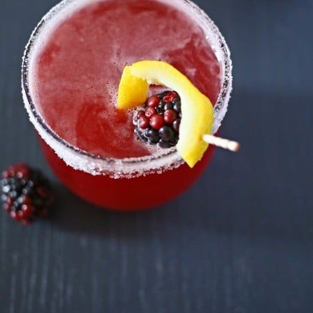 Blackberry Irish Whiskey Sour
