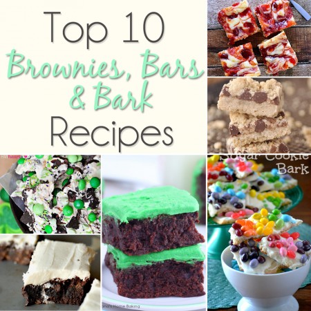 Top 10 Brownies, Bars & Bark Recipes