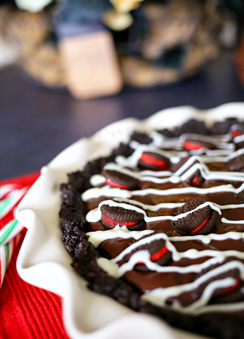 Candy Cane Oreo Pie from kleinworthco.com