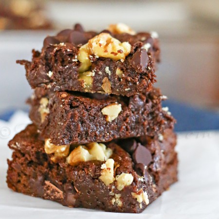 Triple Chocolate Brownies