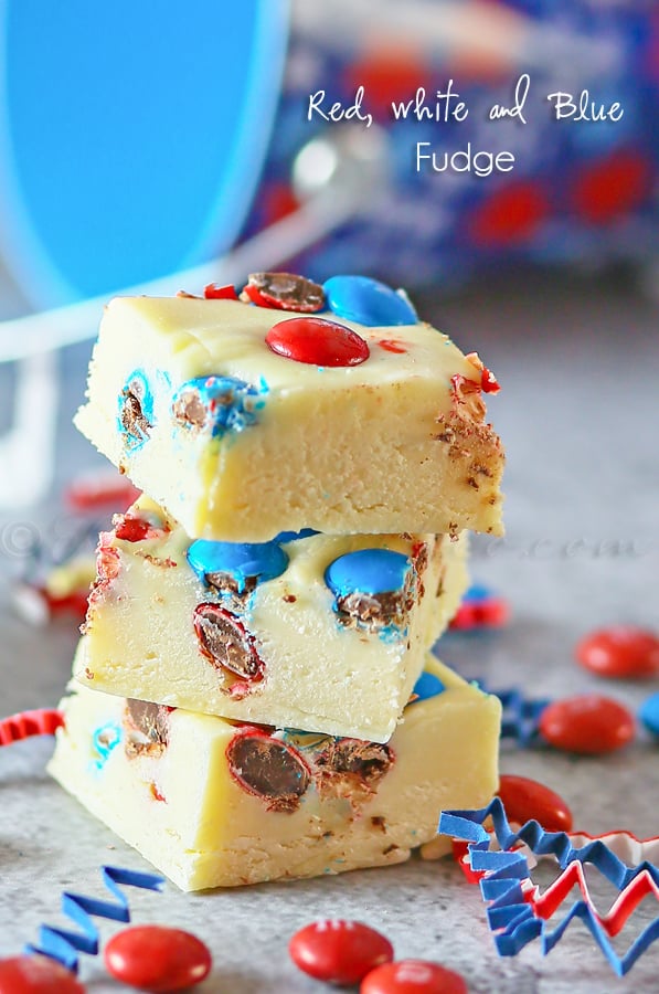 Red, White & Blue Fudge {Kleinwroth & Co}