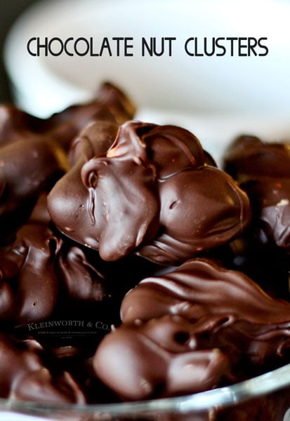 Chocolate Nut Clusters (or Reindeer Poo)
