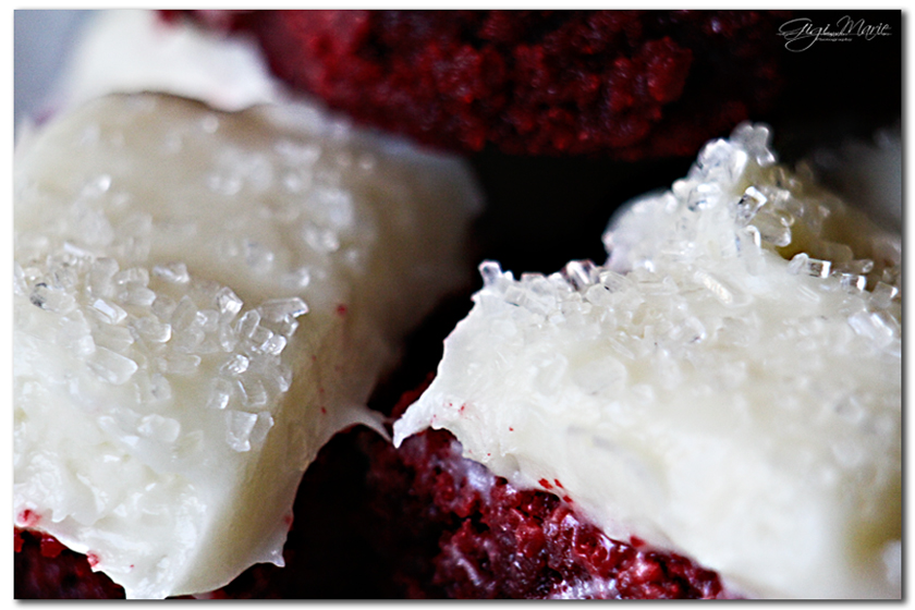 Frostbitten Red Velvet Brownie Bites