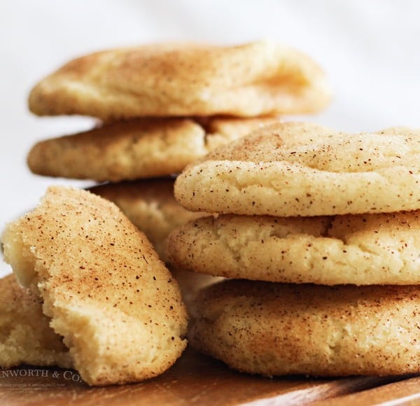 White Chocolate Snickerdoodles