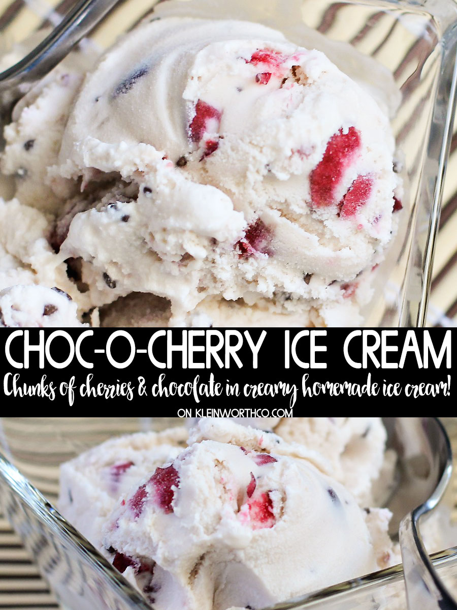 Choc-O-Cherry Ice Cream