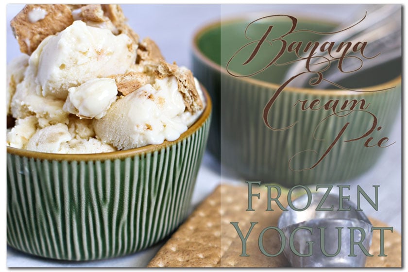 Banana Cream Pie Frozen Yogurt