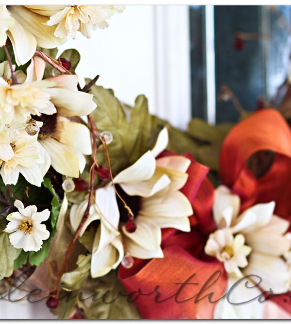 Early Fall Wreath, Sunflower Wreath