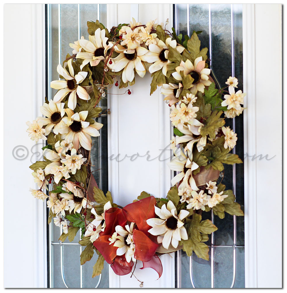 Early Fall Wreath, Sunflower Wreath