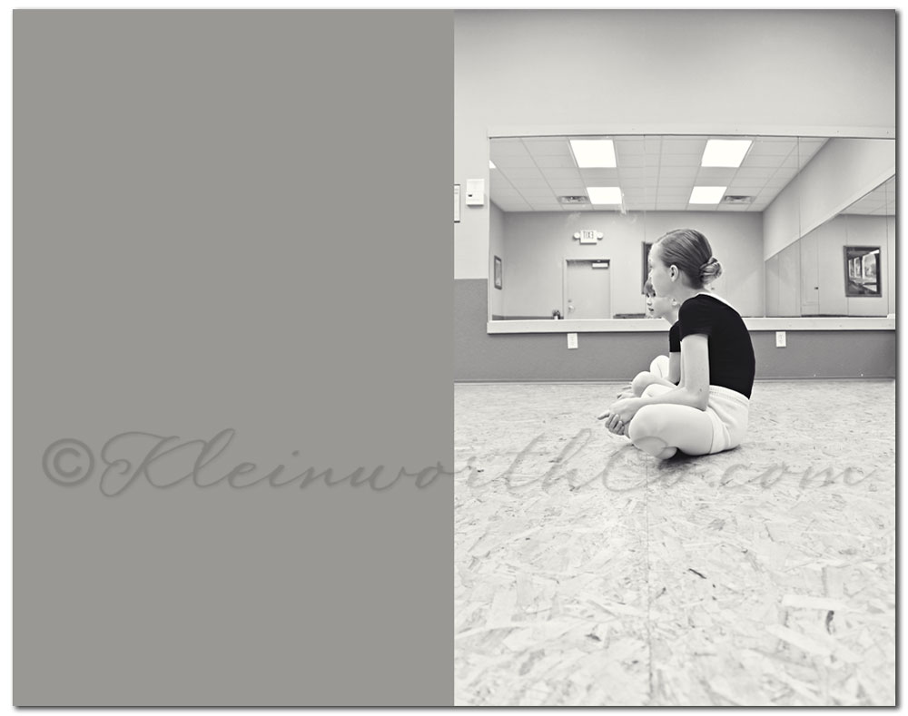 Ballet class, ballerina