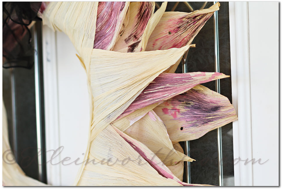 Corn Husk Wreath {DIY}