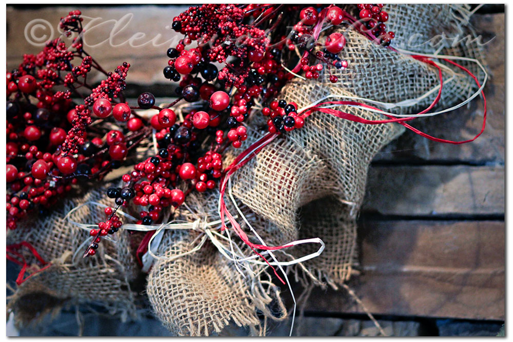 Rustic Winter Mantle {DIY}