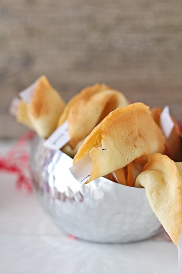 Homemade Fortune Cookies & Free Printable