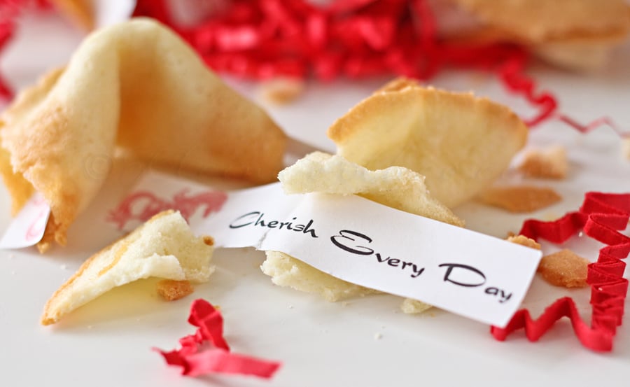 Homemade Fortune Cookies & Free Printable