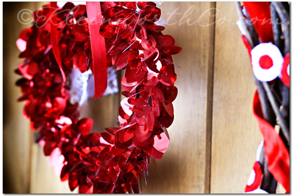 Simple Valentine Wreath