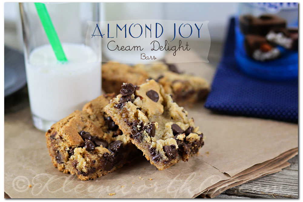 Almond Joy Cream Delight Bars from Kleinworth & Co. #recipe