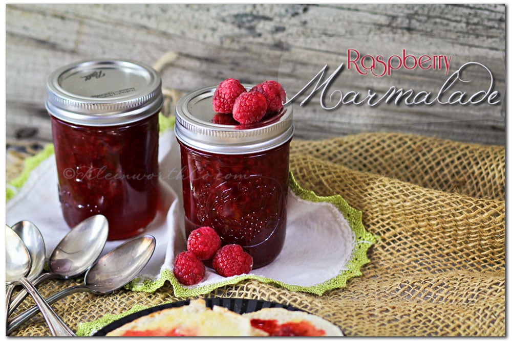 Raspberry Marmalade {Recipe}