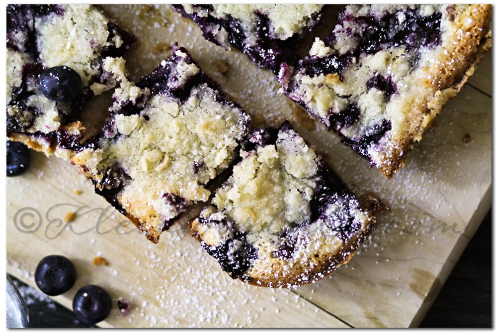 Blueberry Pie Bars with Crumb Topping l Homemade Recipes http://homemaderecipes.com/holiday-event/24-recipes-for-blueberry-pie-day