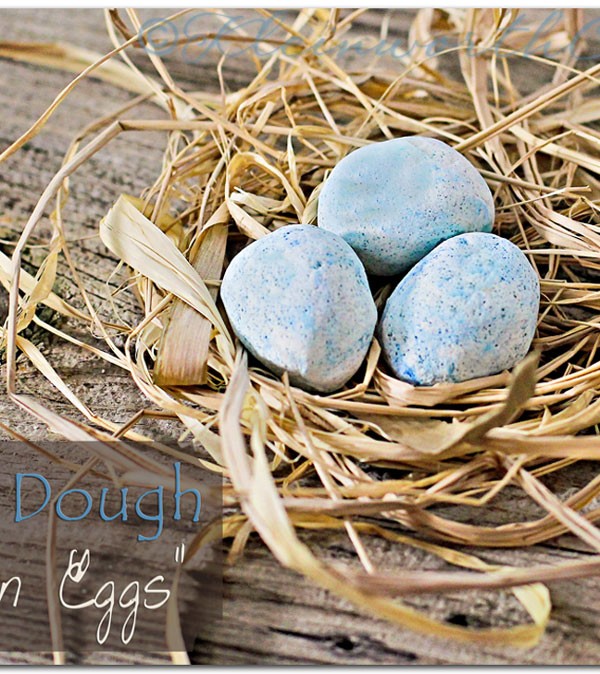 Salt-Dough "Robin Eggs"