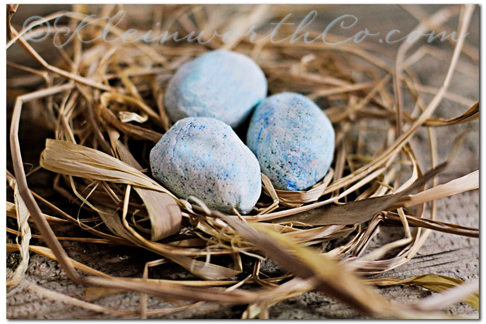 Salt-Dough "Robin Eggs" 