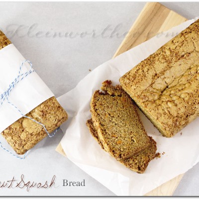 Butternut Squash Bread {Recipe}