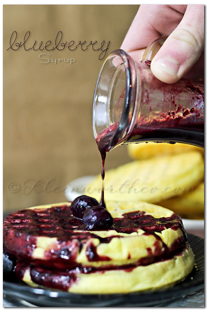 "Spring Thyme" Review & Blueberry Syrup {Recipe}, blueberry syrup recipe