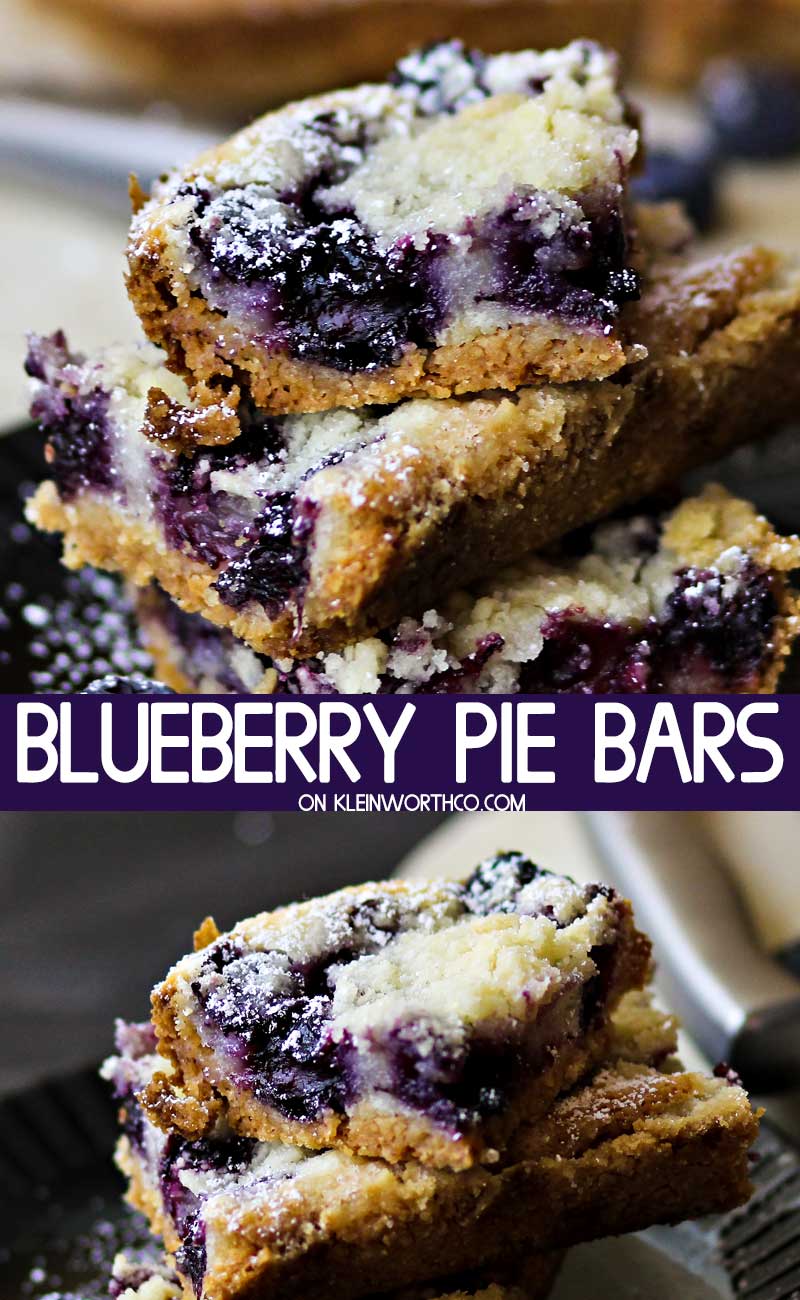 Blueberry Pie Bars Recipe