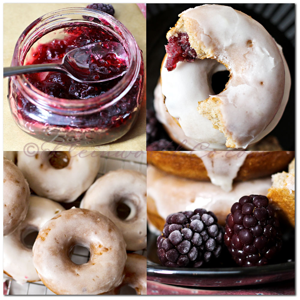 Blackberry Whole Wheat Mini-Donuts {Recipe}