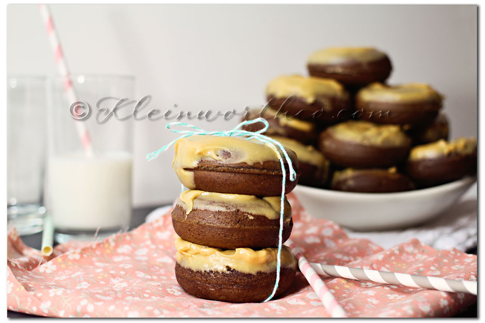 Chocolate Cake Donuts & Peanut Butter Glaze, recipe