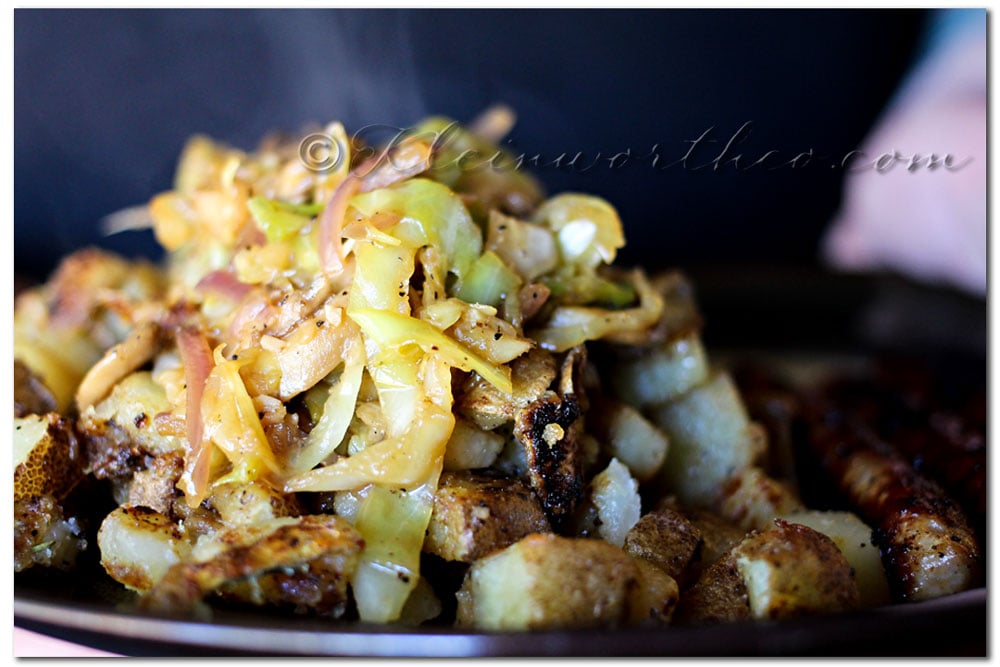 Garlic Cabbage Slaw {Recipe}