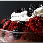 Red Velvet BlackBerry Crash Cake, recipe