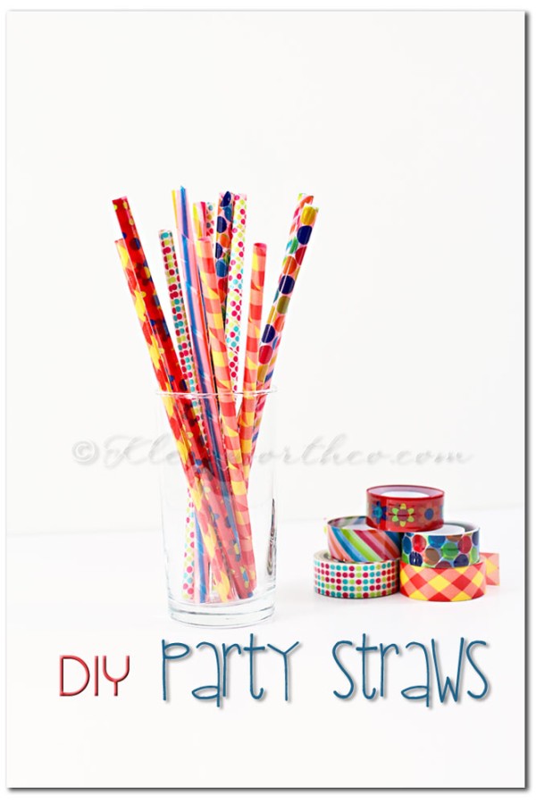 DIY Party Straws ~ Project 52 ~ Week 14