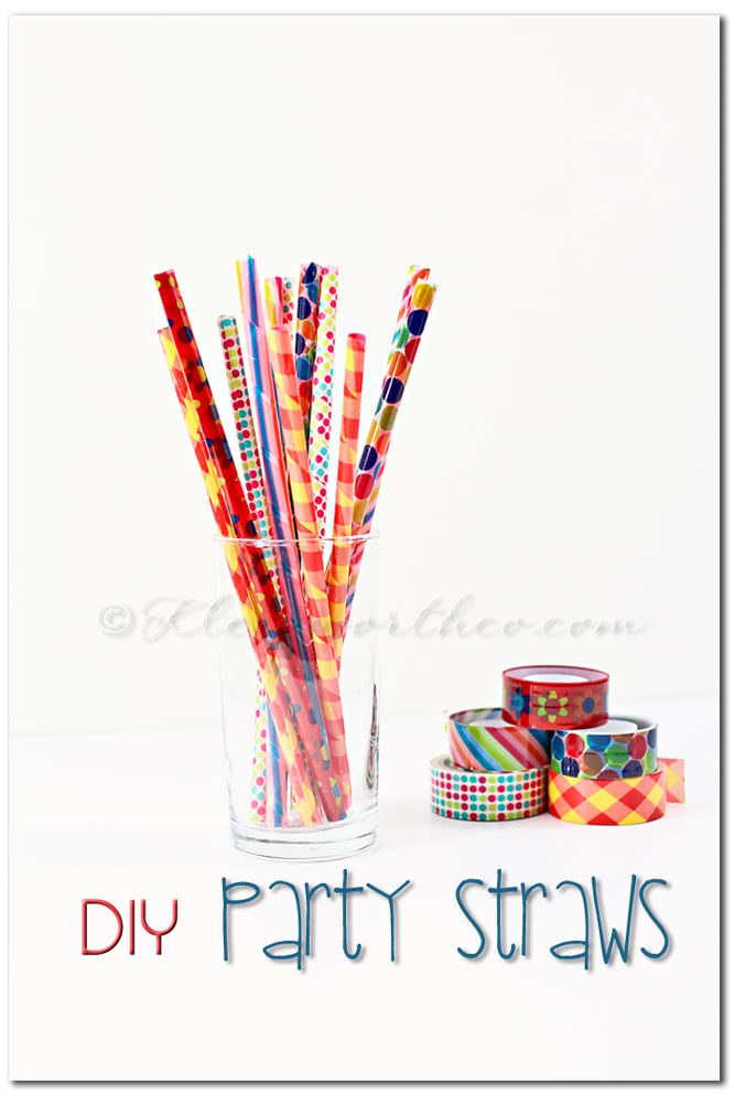 DIY Party Straws