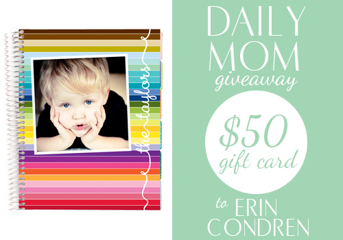 $50 gift card giveaway to Erin Condren