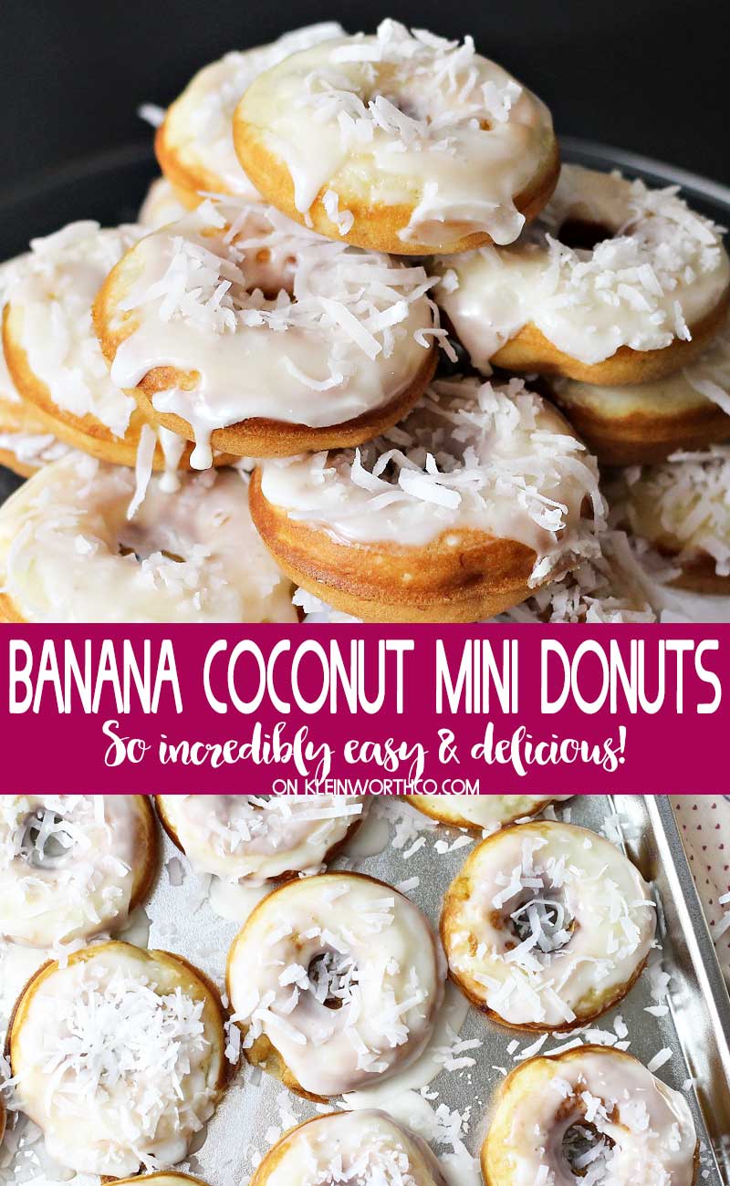 Banana Coconut Donuts