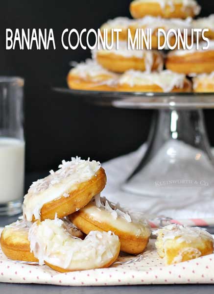 Banana Coconut Donuts