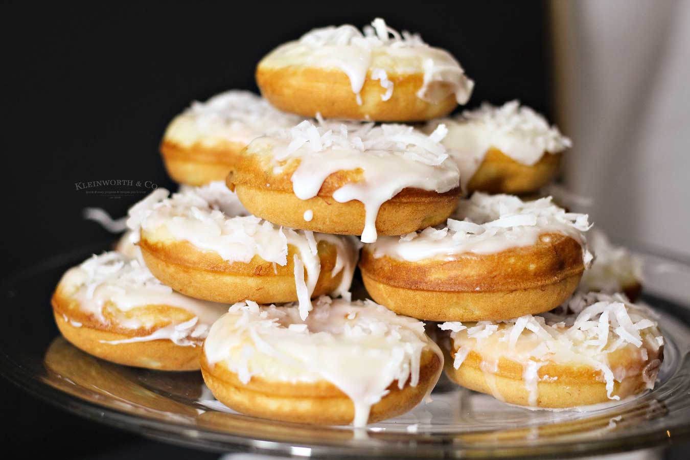 Banana Coconut Donuts for breakfast