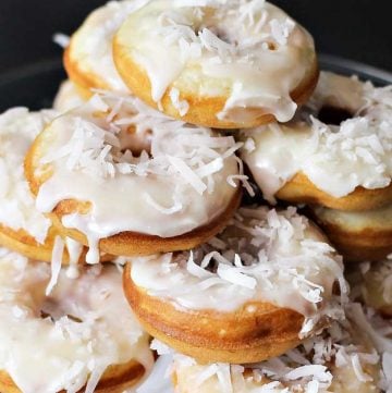 breakfast recipe Banana Coconut Donuts