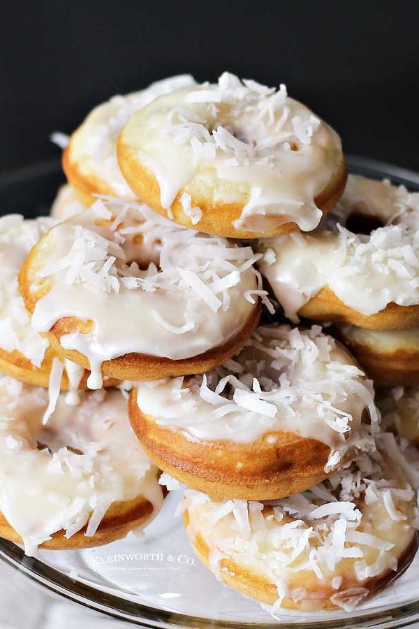 breakfast recipe Banana Coconut Donuts