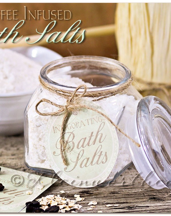 DIY Coffee Infused Bath Salts & 5 Homemade Mother's Day Gifts on kleinworthco.com