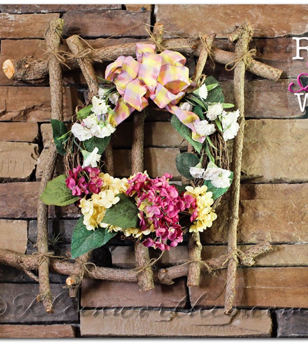 Rustic Summer Wreath at kleinworthco.com