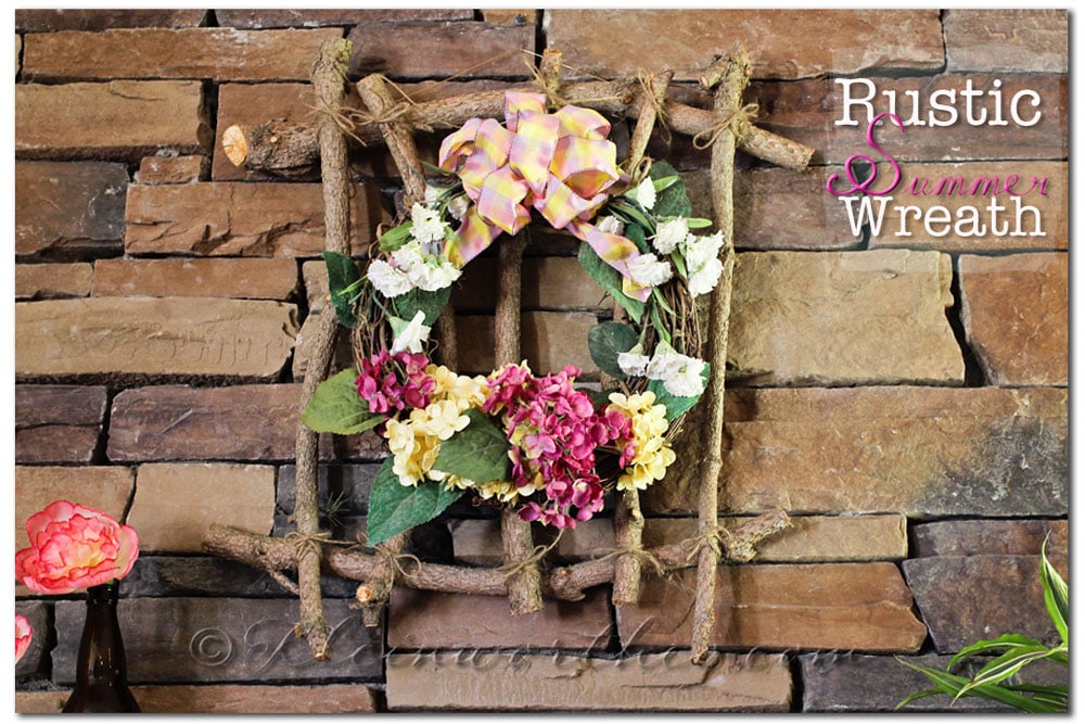 Rustic Summer Wreath at kleinworthco.com