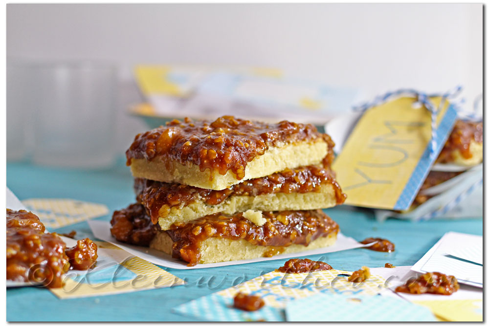 Caramel Pear Bars