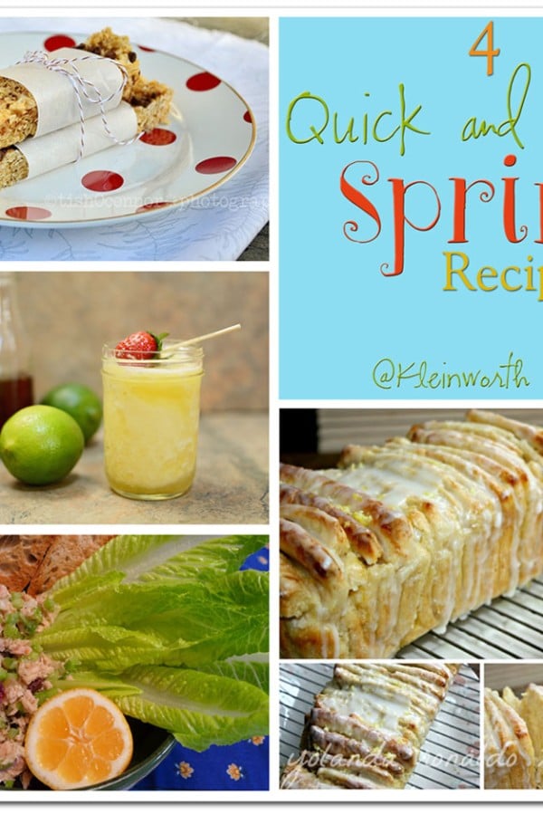 4 Quick & Easy Spring Recipes